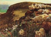 William Holman Hunt Being English coasts oil painting